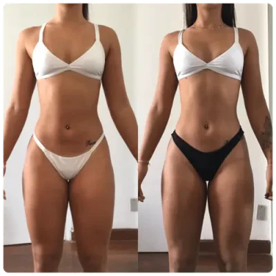 Aluna da consultoria: antes e depois